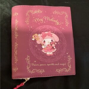 My Melody makeup bag shaped as a book